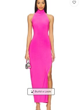norma kamali hot pink dress WALTER MINI DRESS W/ SLEEVES  Candy Pink  Norma Kamali